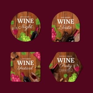 diseño de etiquetas de vino